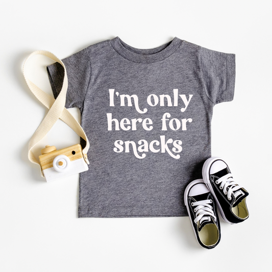 Here For The Snacks Tee