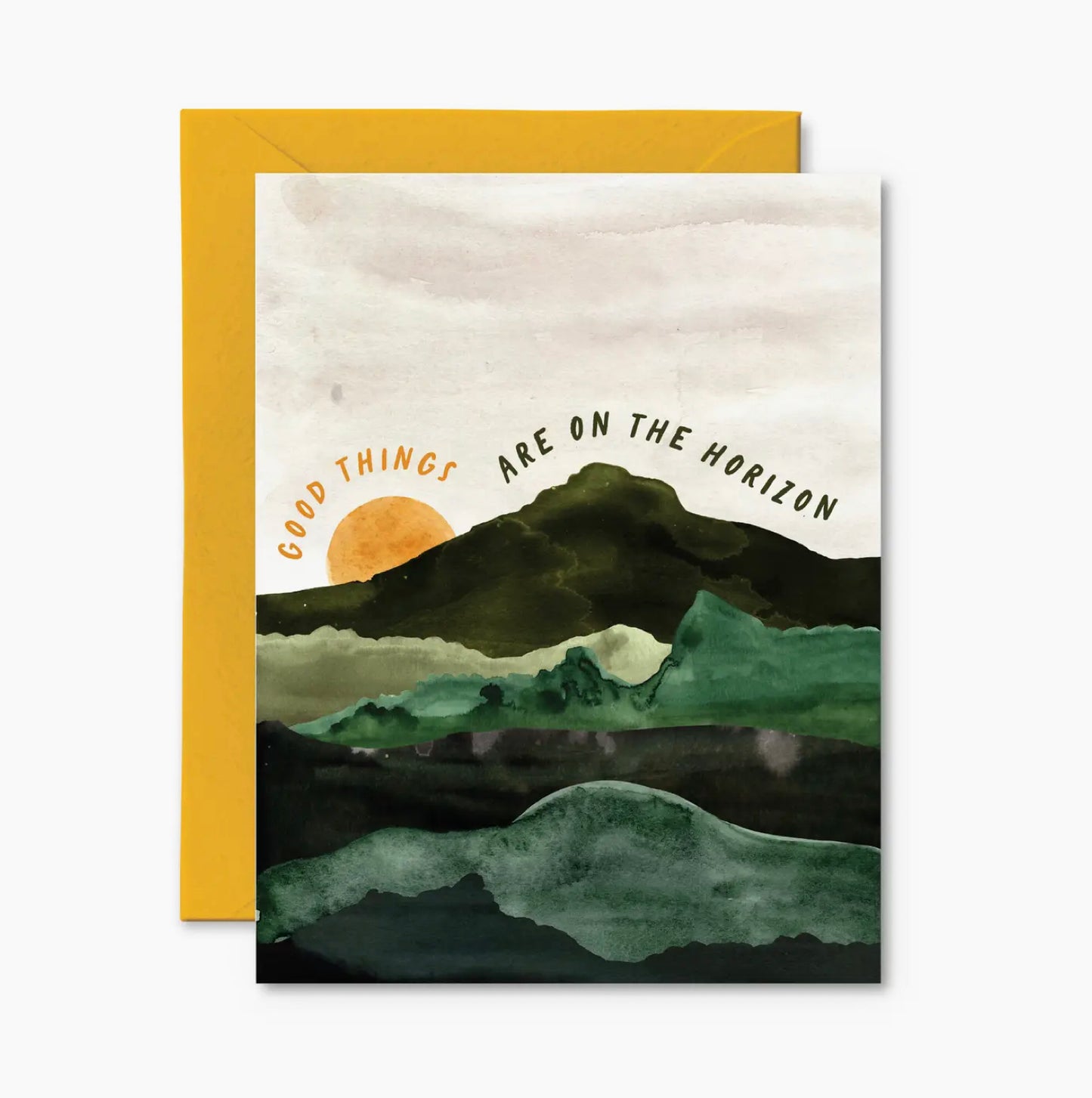 Good things are on the horizon Card