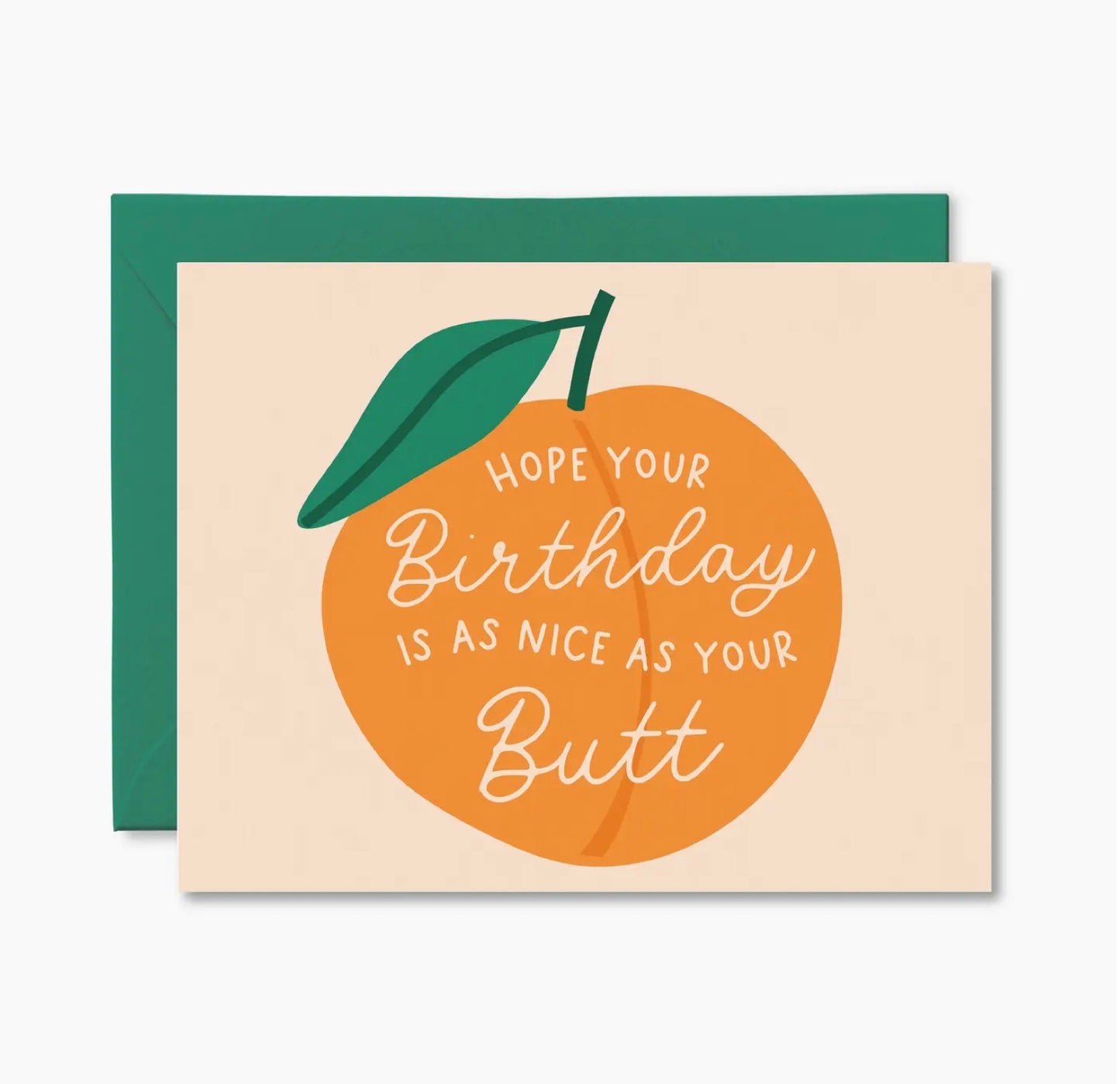 Peachy Birthday Card