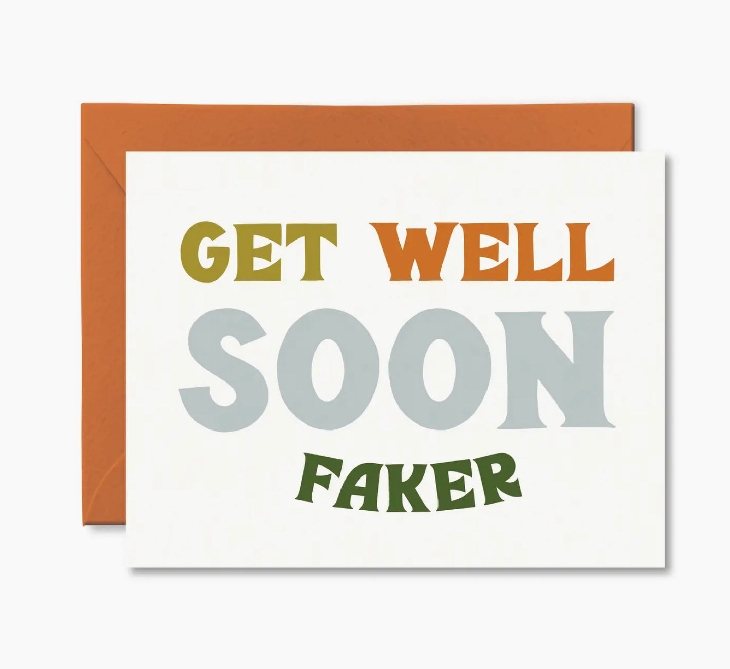 Get Well Soon Faker Card